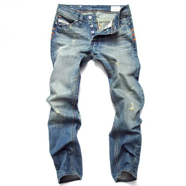 Free Shipping Leisure&ampCasual pants 2013 New Newly Style TOP brand cotton Men's Jeans Trousers Straight Leg size:28~40 | Мужская