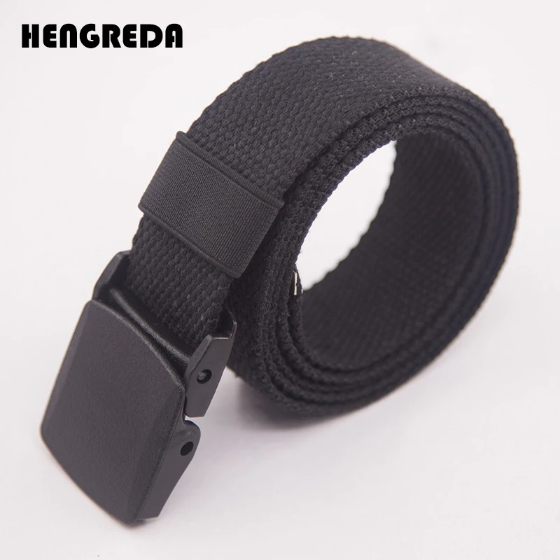 snap belt 2019 Nylon Belt Men Army Belt Tactical Waist Belts Travel ladies Double Ring Metal Buckle Hengreda for Cowboy Jeans Pants crocodile skin belt