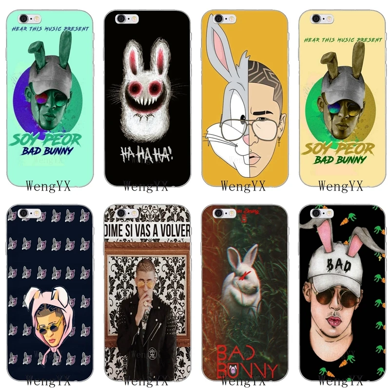 

hip hop Bad Bunny Soft phone case For Huawei P20 mate 20 pro lite Y6 Y7 Y9 prime 2018 2019 Honor 7A 8C 8X 9 10