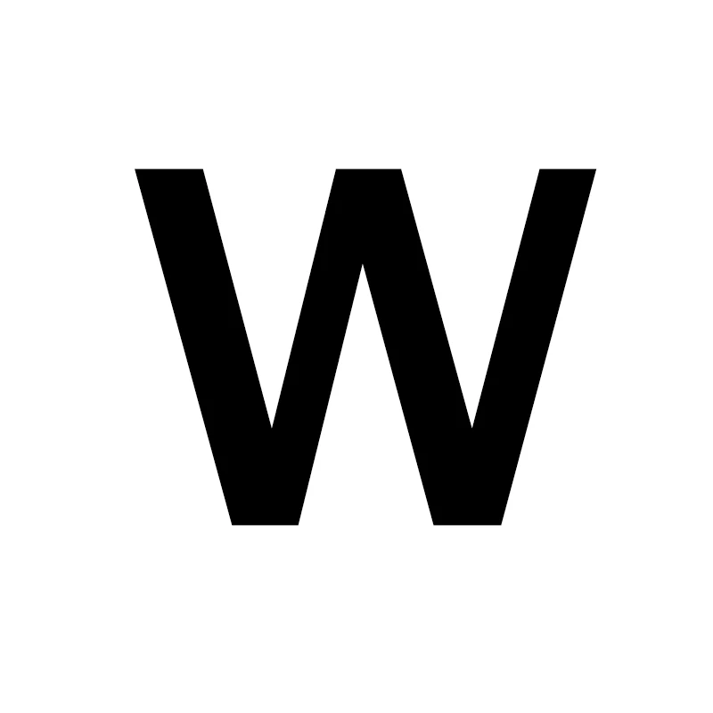 W Унисекс, золото, серебро, цвет, A-Z, 26 букв, первоначальное имя, кольца для мужчин и женщин, геометрический сплав, креативные кольца на палец, ювелирные изделия - Цвет основного камня: W