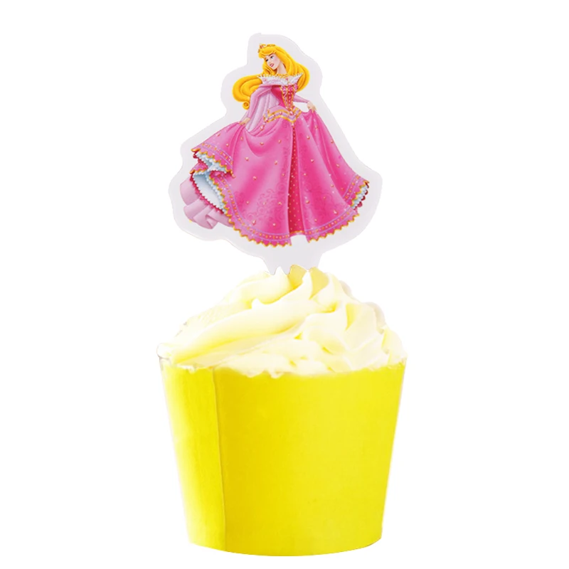 50pcs Disney Pretty Mermaid Ariel Sofia Anna Elsa Snow White
