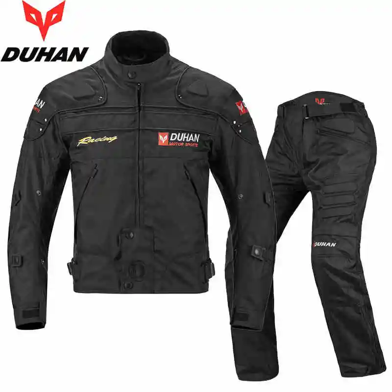 DUHAN Motorcycle Racing Jackets & Pants Body Armor Protective Moto
