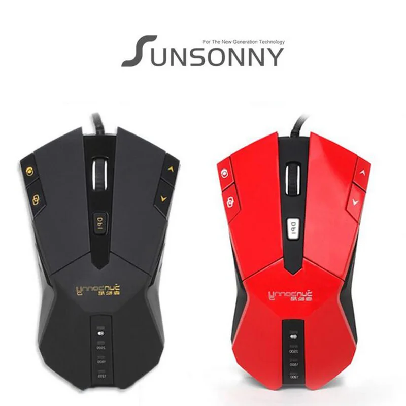 Бренд Sunsonny SM-SG800 IMP проводная USB мышь 2500 dpi Настольный игровой компьютер офисный Домашний ноутбук умные энергосберегающие мыши