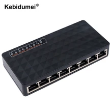 Сеть Nway переключатель 8 Порты 10/100 Мбит/с Fast Ethernet RJ45 коммутатор сетевой концентратор Auto MDI полный/полудуплекс AC Prower адаптер ЕС и США