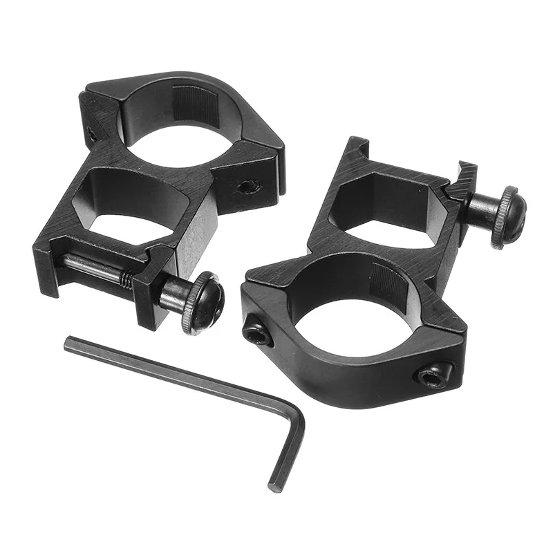 2Pcs 1 Inch Dia. 25.4mm Led Flashlight Laser Mount Quick Release Torch