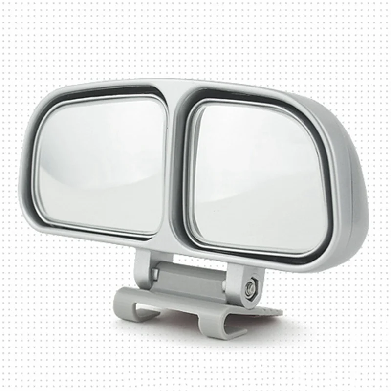 1 шт., оригинальное квадратное зеркало для слепых зон, авто, широкоугольное боковое зеркало заднего вида, Универсальное автомобильное двойное выпуклое зеркало