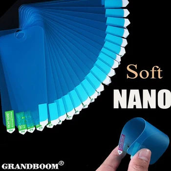 

500pcs Nano Soft Clear Screen Protector Explosion-proof Scratch Protective Film Guard For iPhone 11 Pro Max XS XR X 8 7 6 Plus