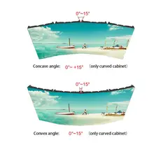 Новое изобретение футбол баскетбольная игра live ЖК Видео-экран, спорт клуб ночной клуб наружная кривая СВЕТОДИОДНАЯ панель P3.91 P4.81