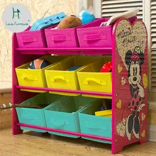 Модные детские шкафы, современный простой магазин, многоэтажные полки, коробка для игрушек, угловая Бытовая