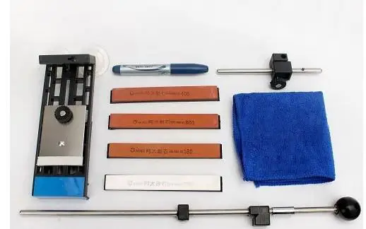 Профессиональная система Точилки кухонных ножей с фиксированным углом и 4 камнями, система Точилки кухонных ножей
