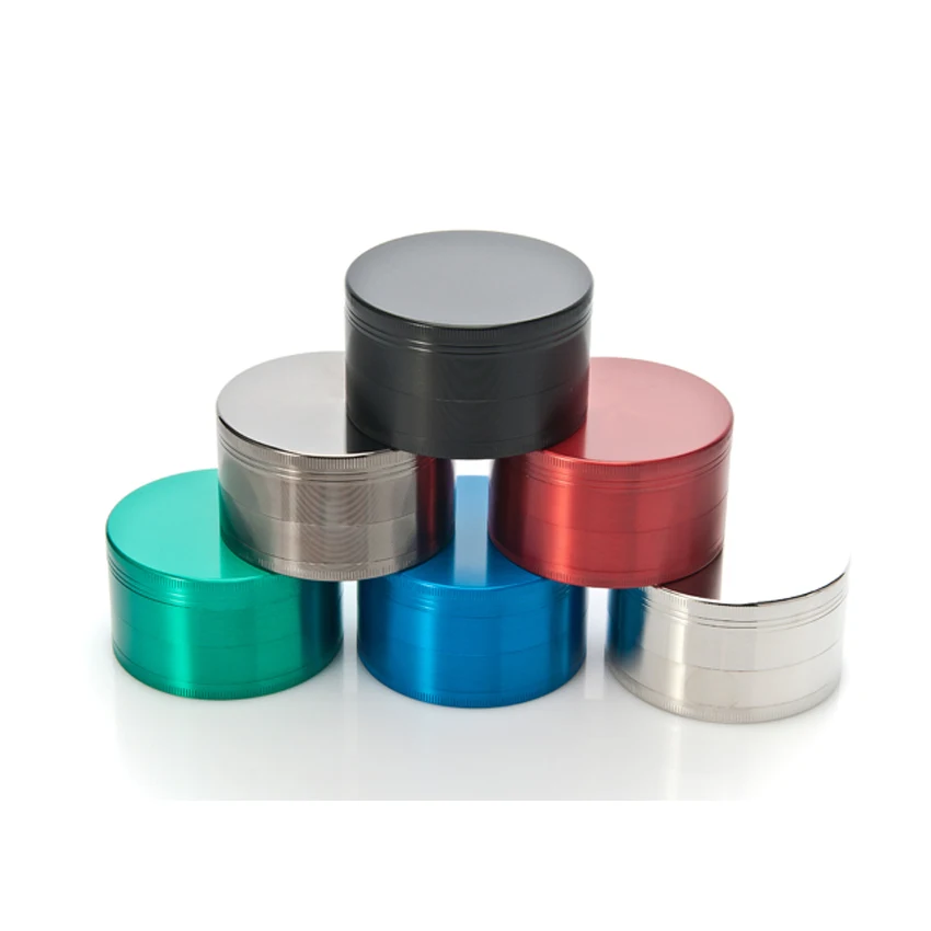 

High Quality Large 75mm Metal Herb Grinder 4 Layers Zinc Alloy Hand Pollen Crusher Smoking Cigarette Pipe Spice Tobacco Grinder