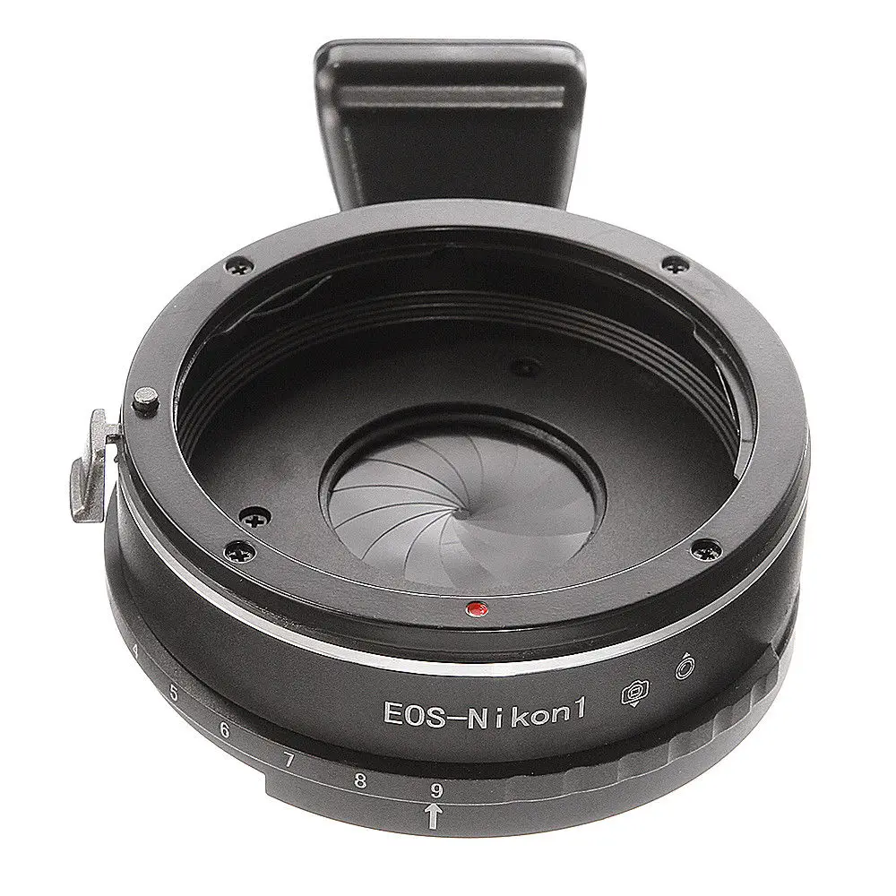 Встроенное фотокольцо для объектива Canon EOS EF к Nikon 1 адаптер крепления J4 J5 V1 V2 S1