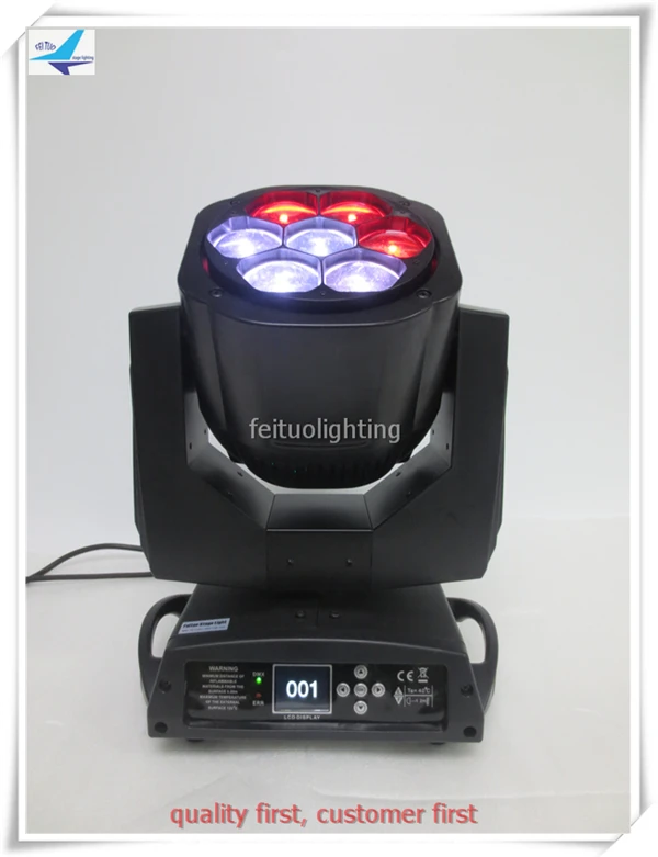 (4 шт./лот) b глаз clay paky led 7X15 Вт rgbw 4 в 1 Мини Би глаз луча moving head зум