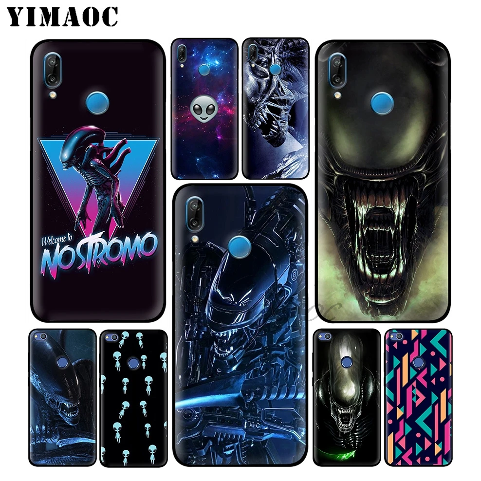 Мягкий чехол YIMAOC Alien Horror для Huawei P30 P20 Pro P10 P9 P8 2015 2017 P Smart Plus Z 2019 Nova 5i 4 3 3i 2i Lite |