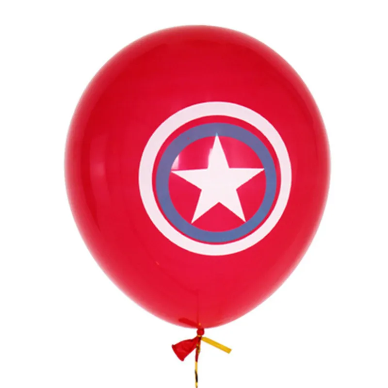Воздушные шары из фольги с супергероем Капитан Америка надувной шар "щит" украшения на день рождения, свадьбу, вечеринку Классическая тема героя - Цвет: 10pcs