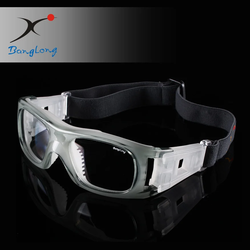 Уличные защитные очки для глаз баскетбольные футбольные очки PC линзы мужские очки подходят для близорукости спортивные очки - Цвет: gray