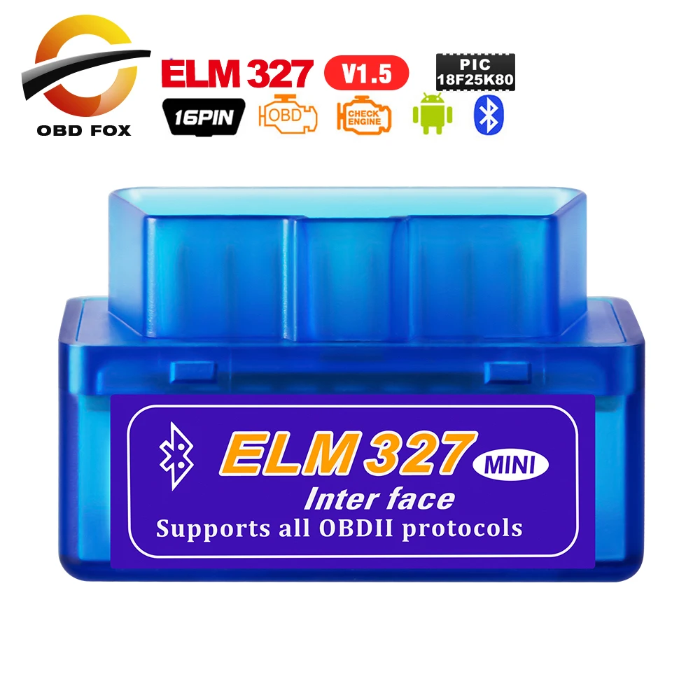 ELM327 usb мини Bluetooth V1.5 PIC18F25K80 OBD2 считыватель кодов Сканер V2.1 Супер Мини ELM 327 wifi Android obd2 диагностический инструмент