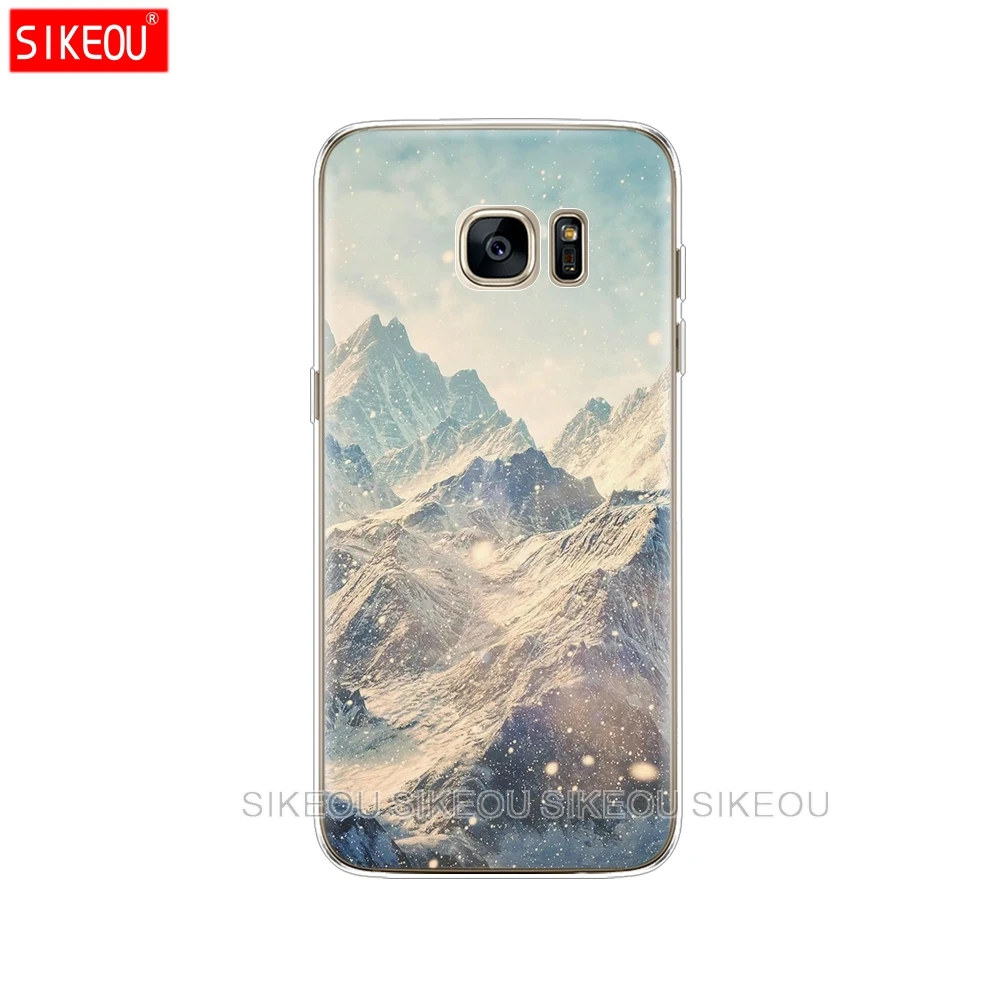 Силиконовый чехол для Samsung Galaxy S6 телефона S 6 G920 G920F G920A с принтом нарисованные
