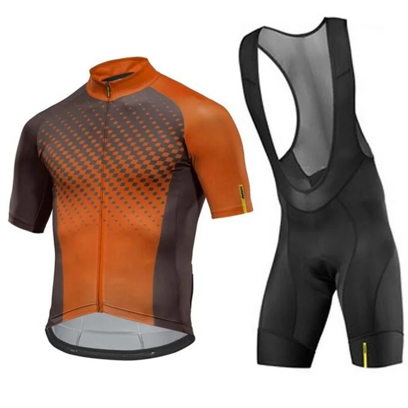 

Team cycling jersey suits 2019 Summer short sleeve Jersey Men's Mavic cycling kit road bike and MTB Jersey maglia ciclismo