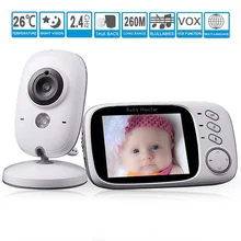 VB603 Video Baby Monitor 2.4G Wireless 3.2 Inches LCD 2 Way Audio Talk Night Vision Surveillance Security Camera Baby Babysitt