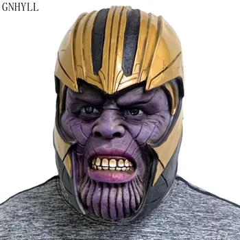 

Avengers Endgame Masks Thanos Cosplay Mask Helmet Infinity Gauntlet Marvel Superhero Avengers Halloween Party Props Deluxe