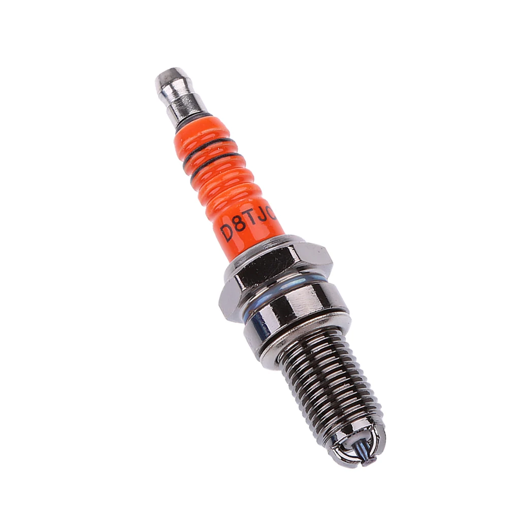 

1 Pcs D8TJC 3-Electrode Spark Plug CG Vertical Engine 125cc 150cc 200cc 250cc Moped Scooter ATV Etc Stainless Steel