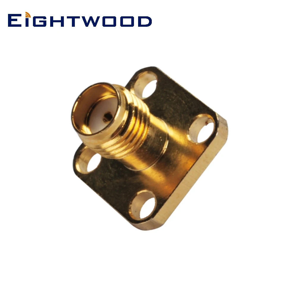 Eightwwood 5 шт. SMA Jack женский 4 отверстия панель крепление с припоем чашки RF