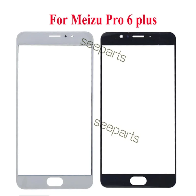 For Meizu MX6 Meizu Pro 6 Pro6 Outer Glass Lens Front LCD Touch screen Panel Replacement 3