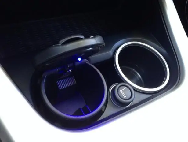 Автомобиль Стайлинг пепельница синий светодиодный свет для hyundai Accent 5 Coupe 3 Elantra 6 XD 4 Avante H-1 i10 2 Sonata 5 6 7 Verna XG