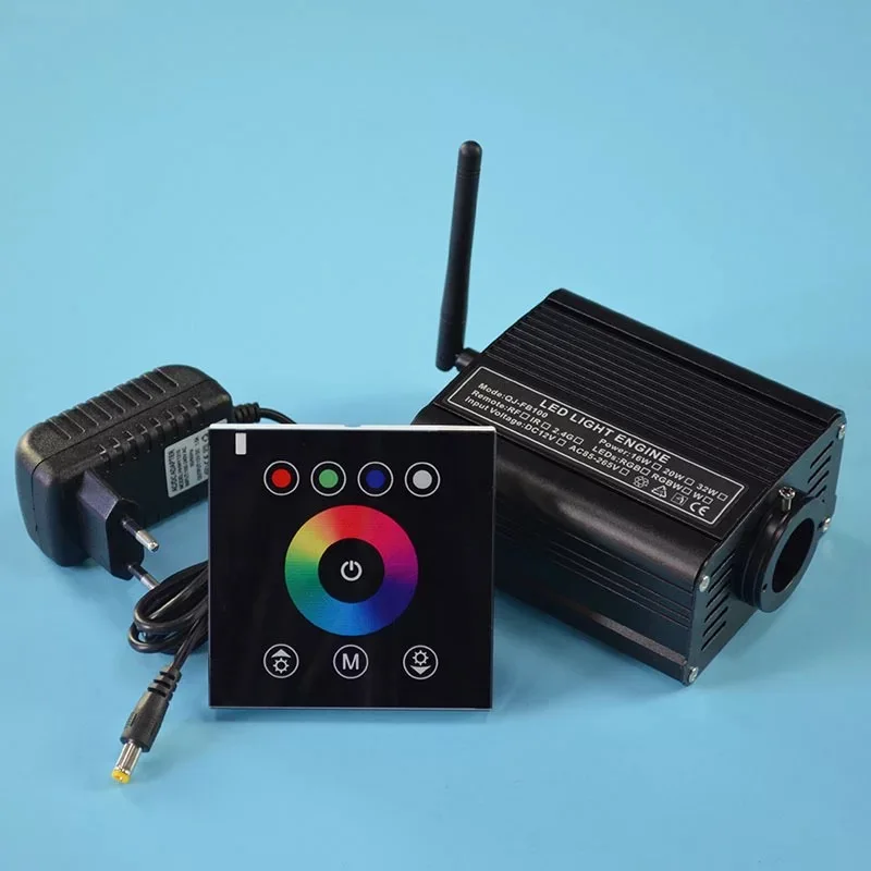 16 Вт RGBW светодиодный волоконно оптический светильник драйвер двигателя + 2 4G