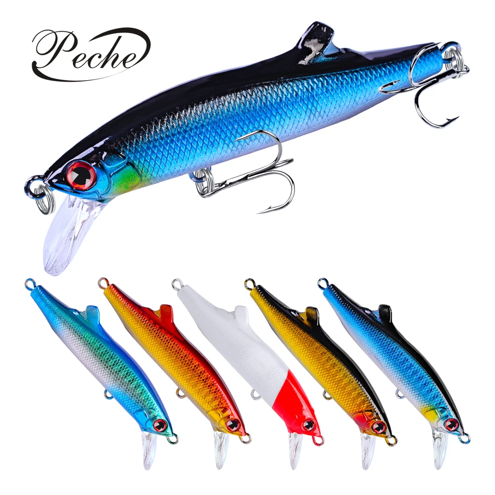 

Peche VIB Fishing Lures Hard Baits Artificial Crankbaits Wobblers Tackle Tools Pesca 3D Eyes 6# Hooks 5 Colors 9cm 26g
