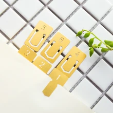 72 шт./партия винтажные металлические закладки, зажимы для страниц, мини бронзовая Закладка для книг, классические Канцтовары офисный школьный инвентарь FC391