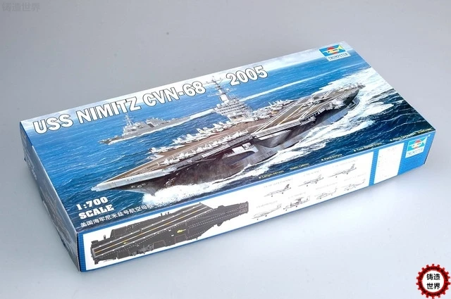 05739 1/700 Американский темно-синий Nimitz CVN-68 2005 модельные комплекты