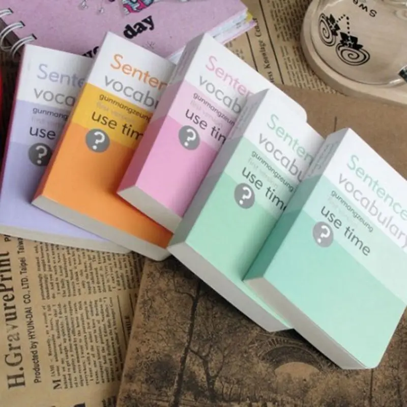 Korean Style Stationery Cute Portable English Words With The Book Review Learning English Small Helper Creative Portable Notes P Korean Style Stationery Cute Portable English Words With The Book Review Learning English Small Helper Creative Portable Notes P