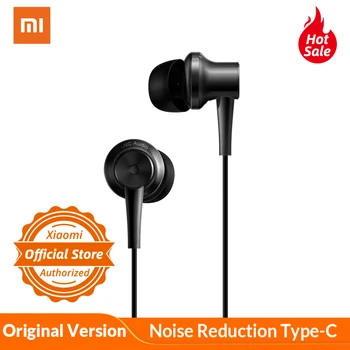 

Original Xiaomi Earphone Type-C In-Ear ANC Hybrid Earphones Noise Cancelling Wired Control With MIC for mi 8 xiaomi mi mix 2s 6x