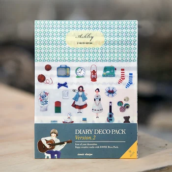 

12 pack/Lot Version 2. Diary deco sticker for notebook diaries scrapbooking PVC stickers tape Stationery school supplies 6935