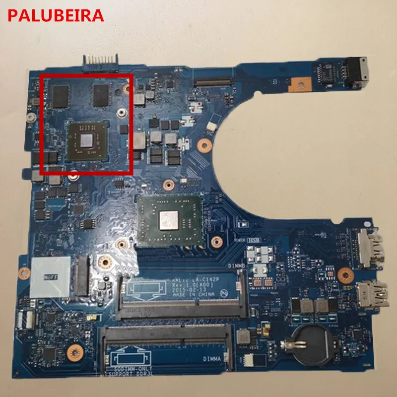

PALUBEIRA AAL12 LA-C142P For Dell Inspiron 5555 5455 Laptop Motherboard WITH CPU video card chip DDR3 Tested Work perfect