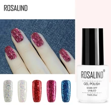 Розалинд гель 1S 7 мл Diamond лак для ногтей, Гель-лак для верхнего и базового покрытия, лак для ногтей! полупостоянная био-Гели Soak Off УФ-гель лак для Лаки лак