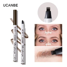 UCANBE, косметика, тонкий эскиз, жидкий карандаш для бровей, макияж, водостойкая, долговечная, водостойкая, для татуажа, для бровей, ручка