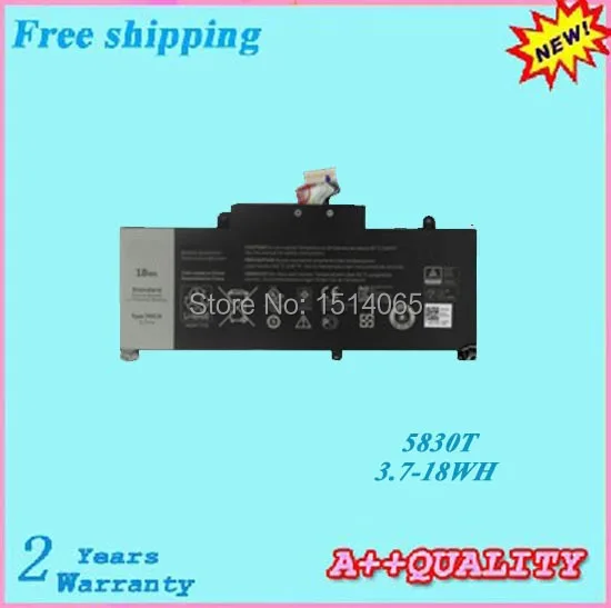 3 7 В 18Wh новый оригинальный аккумулятор для планшета Dell Venue 8 Pro 5830 74XCR|battery for dell|laptop