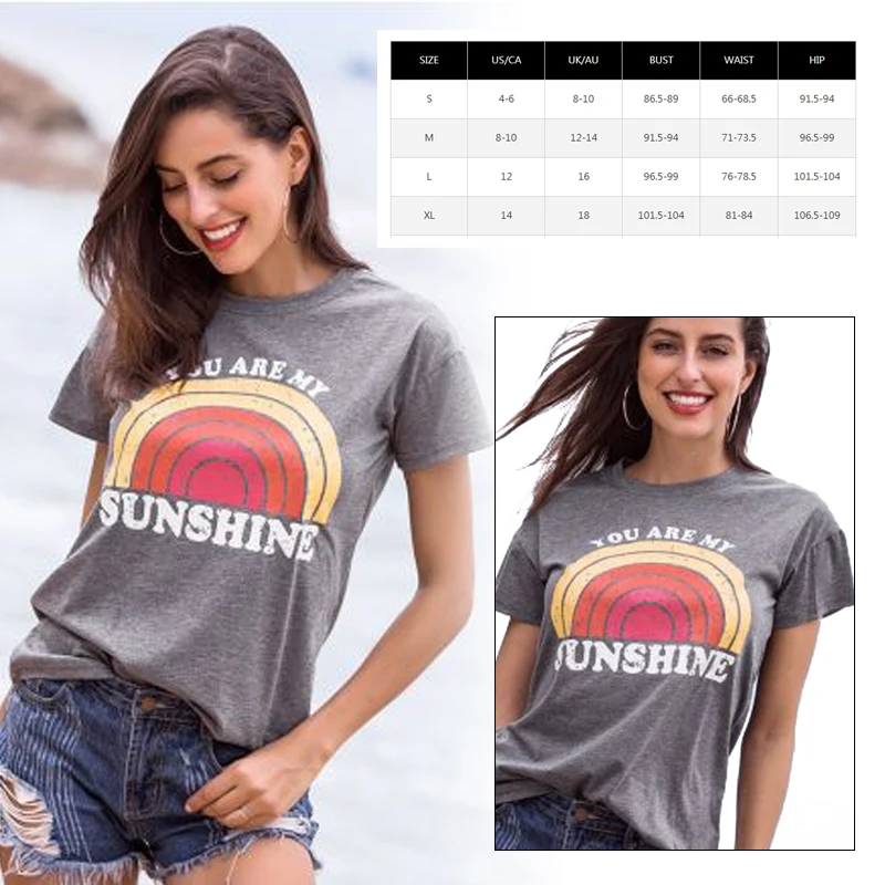 

T-Shirts Short Sleeves Women'S Tops Soft Home Slim Lightweight Summer
