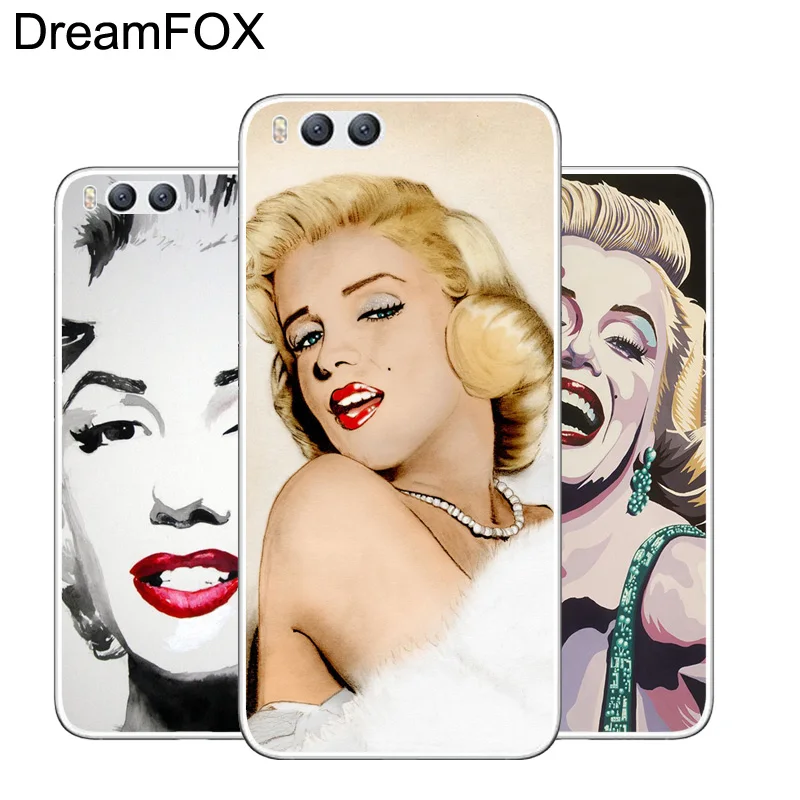 DREAMFOX L368 модные Мэрилин Монро силиконовый чехол-накладка из мягкого ТПУ чехол