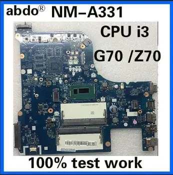 

abdo AILG1 NM-A331 is suitable for Lenovo G70-70 G70-80 Z70-80 notebook motherboard CPU i3 4005U/4030U DDR3 100% test work