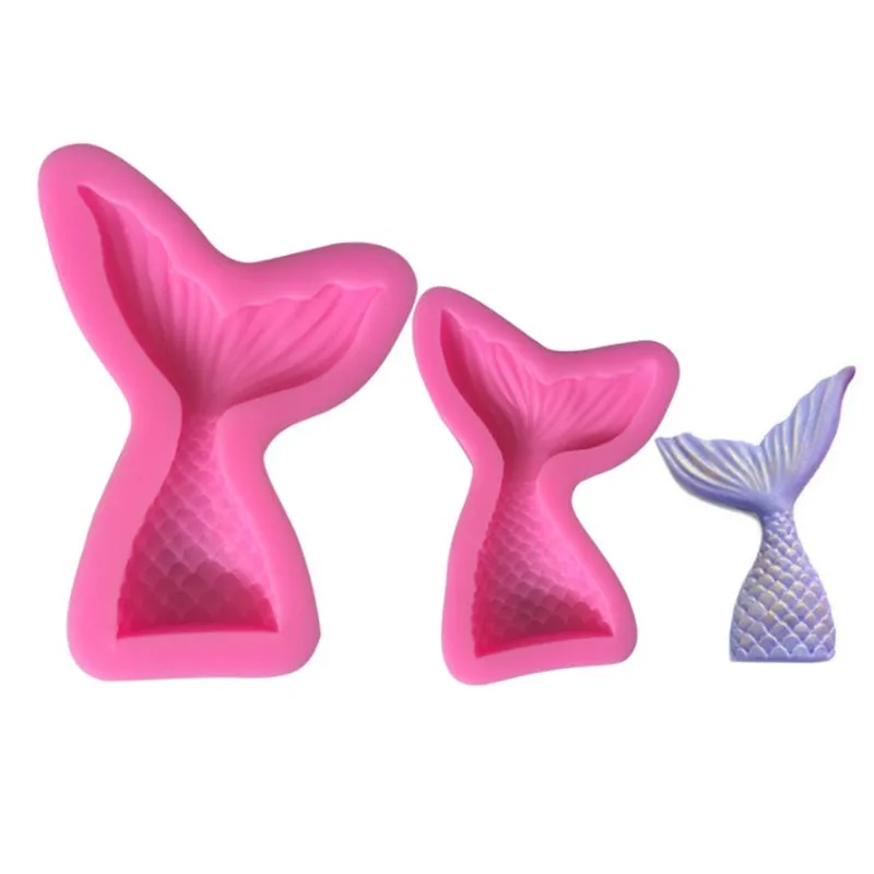 

DIY Christening Mermaid Tail Fondant Cake Decorating Tools 3D Marine Life Fish Fondant Molds Silicone Fondant Mold Sugarcraft