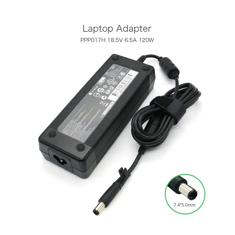 Лидер продаж PPP017H 384023-002 391174-001 OW121F13 SELF 18 5 V 6.5A 120W адаптер для ноутбука HP Pavilion DC DM DP DR