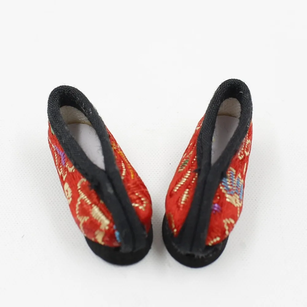 Neo Blythe Doll Chinese Traditional Embroidery Shoes 6