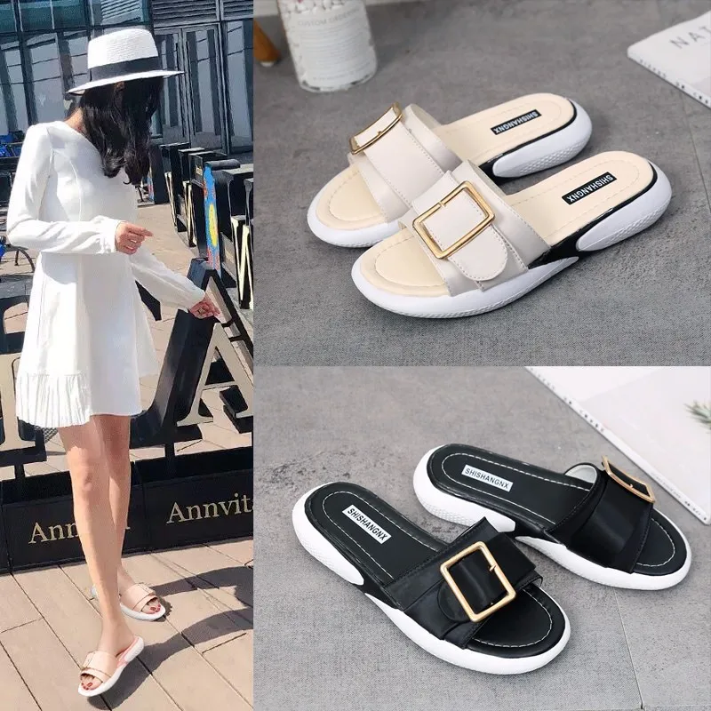 Summer Sandals Women Shoes Beach Slippers Outdoor River Plate Sports Wind Sponge Cake Wearing Thick Comfortable Clogs For Women