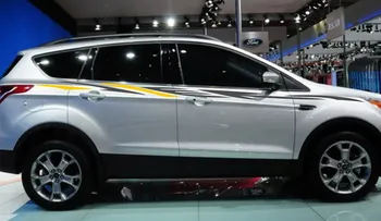 

Car Racing Stripes 122'' Upper Door Decals for SUV KUGA Vinyl Side sticker CB137