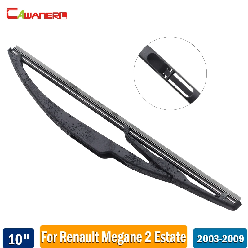 

Cawanerl For Renault Megane 2 Estate 2003-2009 Car Rubber Rear Window Wiper Automotive Back Windscreen Wiper Blade 10"
