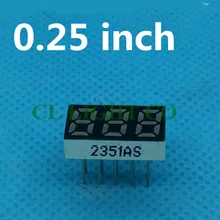 Общий анод 0,25 дюймов Синий 7-сегментный Дисплей 0,2" без radix ТОЧКИ светодиодный Дисплей 3 Бит цифровой светодиодной лампой серии Напряжение Панель